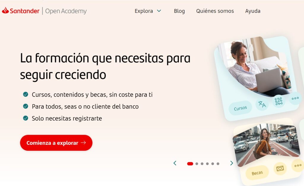 Santander Open Academy: Cursos Gratis con Certificado para Impulsar tu Carrera